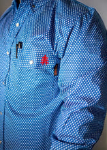 Load image into Gallery viewer, FR Pearl Snap Work Shirt - Royal Blue
