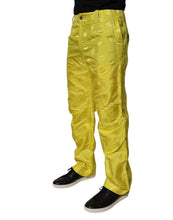 Load image into Gallery viewer, Dolce &amp; Gabbana Yellow DG Monogram Polyester Straight Pants
