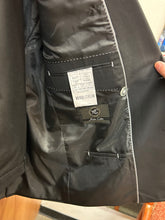 Load image into Gallery viewer, Moda Color Black Double Breasted Turkish Suit with Gold Buttons
