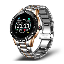 Load image into Gallery viewer, New Smart Watch For Men  With IP67 Waterproof Protecion and Heart Rate Fitness Tracker Pedometer For Android and IOS sistems Steel Band Sports Men Smart Watch
