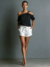 Load image into Gallery viewer, Off-Shoulder Short-Sleeve Top – 7 Colors, XS–3XL

