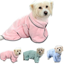Load image into Gallery viewer, Quick-drying Pet Absorbent Towel Dog Bathrobe Pet Dog Bath Towel For Dogs Cats Microfiber Absorbent Pet Drying Towel Pet Supplies Pet Products
