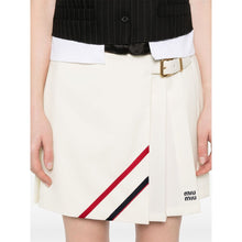 Load image into Gallery viewer, Miu Miu Neutrals Skirts - Pleated Skirts Women
