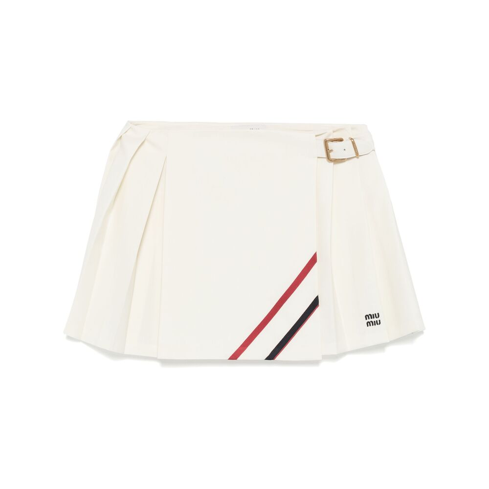 Miu Miu Neutrals Skirts - Pleated Skirts Women