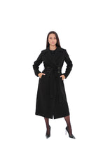 Load image into Gallery viewer, Justine Cashmere Blend Overcoat in Black, 100cm
