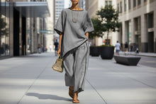 Load image into Gallery viewer, Women's Casual Resort Loose Short-Sleeve Top &amp; Pants Set
