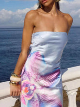 Load image into Gallery viewer, Stylish Printed : Tube Maxi Dress
