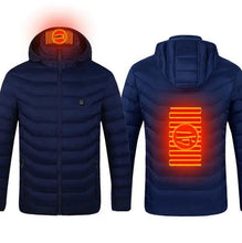 Load image into Gallery viewer, New Heated Jacket Coat USB Electric Jacket Cotton Coat Heater Thermal Clothing Heating Vest Men's Clothes Winter
