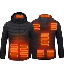 Load image into Gallery viewer, New Heated Jacket Coat USB Electric Jacket Cotton Coat Heater Thermal Clothing Heating Vest Men's Clothes Winter
