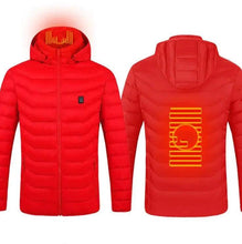 Load image into Gallery viewer, New Heated Jacket Coat USB Electric Jacket Cotton Coat Heater Thermal Clothing Heating Vest Men's Clothes Winter
