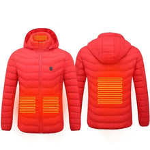 Load image into Gallery viewer, New Heated Jacket Coat USB Electric Jacket Cotton Coat Heater Thermal Clothing Heating Vest Men's Clothes Winter

