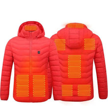 Load image into Gallery viewer, New Heated Jacket Coat USB Electric Jacket Cotton Coat Heater Thermal Clothing Heating Vest Men's Clothes Winter
