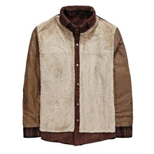 Load image into Gallery viewer, Winter Jacket Men Thicken Warm Fleece Jackets Coats Pure Cotton Plaid Jacket Military Clothes
