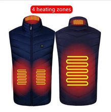 Load image into Gallery viewer, Heated Vest Washable Usb Charging Electric Winter Clothes
