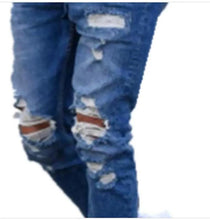Load image into Gallery viewer, Hole men''s jeans
