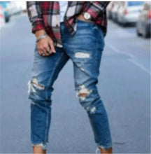 Load image into Gallery viewer, Hole men''s jeans
