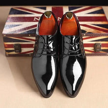 Load image into Gallery viewer, Men's Business Casual Leather Dress Shoes
