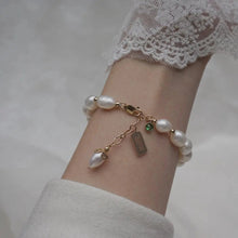 Load image into Gallery viewer, Natural Zircon Pearl Bracelet Luxury Jewelry
