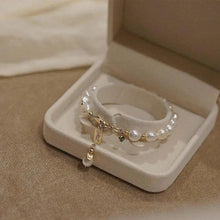 Load image into Gallery viewer, Natural Zircon Pearl Bracelet Luxury Jewelry
