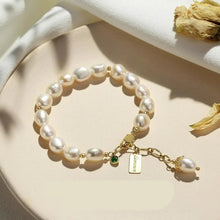 Load image into Gallery viewer, Natural Zircon Pearl Bracelet Luxury Jewelry
