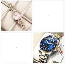 Load image into Gallery viewer, Women Watches Luxury Brand Fashion Casual Ladies Watch Women Quartz Diamond Geneva Lady Bracelet Wrist Watches For Women
