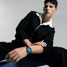 Load image into Gallery viewer, Men's Automatic Watch with 80-Hour Power Reserve - Blue Dial
