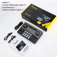 Load image into Gallery viewer, All-in-One Audio Interface and Podcast Studio - Portable Recording System
