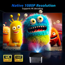 Load image into Gallery viewer, 4K Smart Projector with Android 11 - 580 ANSI Lumens Home Theater

