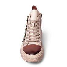 Load image into Gallery viewer, Chic Women's Contrast Flower High-Top Shoes
