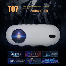 Load image into Gallery viewer, T07 Full HD Smart Projector - 320 ANSI Lumens Brightness
