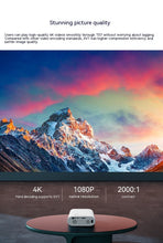 Load image into Gallery viewer, T07 Full HD Smart Projector - 320 ANSI Lumens Brightness

