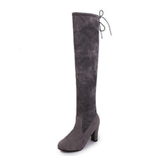 Load image into Gallery viewer, Black Knee High Boots For Women Shoes High Heel Long Boots
