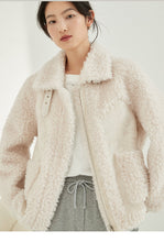 Load image into Gallery viewer, Luxurious Women's Sheep Shearling Coat
