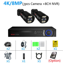 Load image into Gallery viewer, 4K Ultra HD Security Camera System with Night Vision
