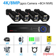 Load image into Gallery viewer, 4K Ultra HD Security Camera System with Night Vision
