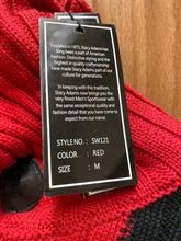 Load image into Gallery viewer, Stacy Adams SW121 Red/Green Geometric Print Sweater
