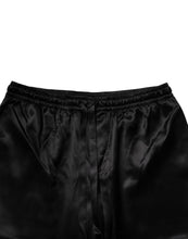 Load image into Gallery viewer, Dolce &amp; Gabbana Black Silk Shirt Pants Pajama Set Sleepwear
