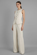 Load image into Gallery viewer, Women's Elegant Sleeveless Vest &amp; Wide-Leg Pants Set – Office 2-Piece
