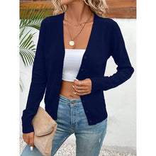 Load image into Gallery viewer, Women’s V‑Neck Button‑Down Cardigan Knit Sweater

