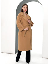 Load image into Gallery viewer, Monique Tailored Cashmere Wool Blend Coat in Bluff
