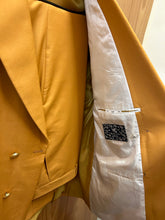 Load image into Gallery viewer, Moda Color Gold Double Breasted Turkish 100% Wool Slim Fit Suit with Gold Buttons
