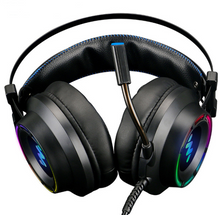 Load image into Gallery viewer, Gaming Headset Headphones with Microphone for PC Computer for Game One Professional Gamer Earphone Surround Sound RGB Light
