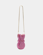 Load image into Gallery viewer, Betsey Johnson Peeps Rhinestone Bunny Crossbody Pink

