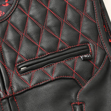 Load image into Gallery viewer, Tactical Emerald Men’s Motorcycle Leather Vest
