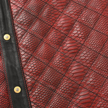 Load image into Gallery viewer, Kingsnake Men’s Motorcycle Leather Vest
