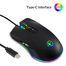 Load image into Gallery viewer, Ergonomic Design Wired RGB Professional Gaming Mouse Optical Gamer Mice Adjustable DPI Mouse With Backlight For Computer
