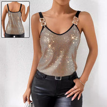 Load image into Gallery viewer, ✨ Women's Summer Sequined Suspender Chain Vest Top
