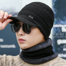 Load image into Gallery viewer, Women’s Fleece-Lined Knit Wool Cap | Winter Warm Hat
