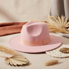 Load image into Gallery viewer, Wide Brim Bell Crown Wool Hat – Unisex Sun &amp; Warmth Hat
