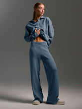 Load image into Gallery viewer, Women’s Fall Winter Two-Piece Set – Loose Collar Sweater Casual Outfit
